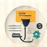 Icon representing creative planning
