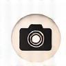 Icon representing a camera taking a photo
