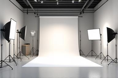 Interior view of the Studio Luz e Sombra rental space